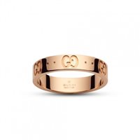 Anello Gucci Donna Icon in Oro rosa YBC152045001013 - YBC152045001013
